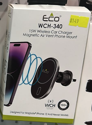 🔹 ECO WCH-340 – מטען אלחוטי מגנטי לפתחי מזגן